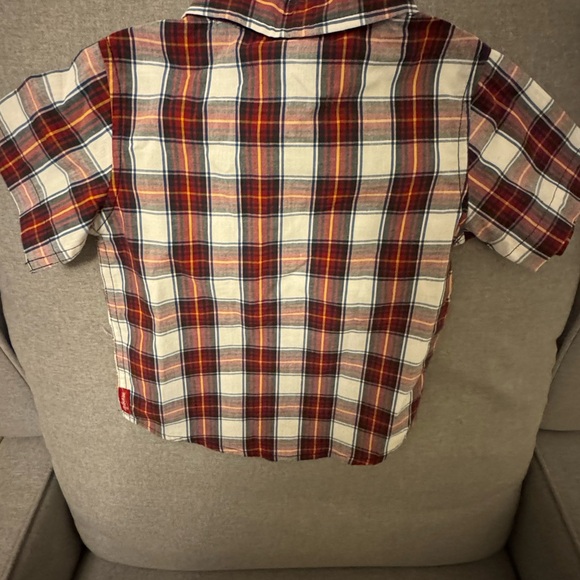 NWT Wrangler Kids Plaid Shirt - Picture 3 of 3